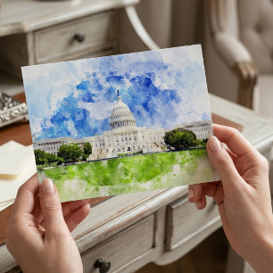 Hauptstadt der Staaten in Washington DC Postkarte
