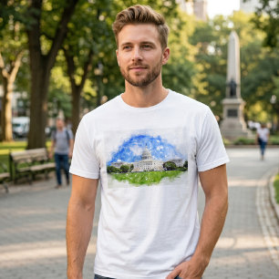 Hauptstadt der Vereinten Staaten in Washington D.C T-Shirt