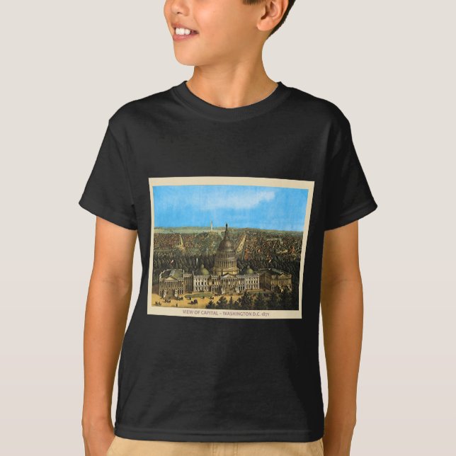 Hauptstadt der Vintagen Staaten T-Shirt (Vorderseite)