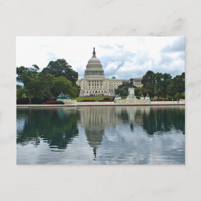 Hauptstadt Gebäude der Staaten Postkarte (Vorderseite)