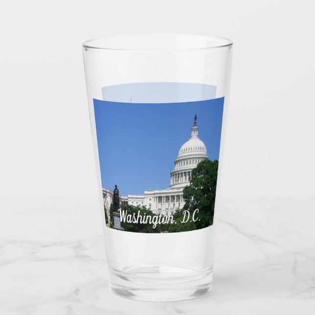 Hauptstadt Gebäude in Washington DC Glas (Vorderseite)