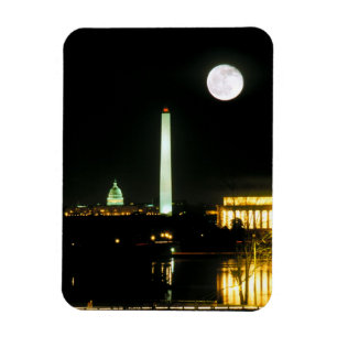 Hauptstadt Gebäude, Lincoln Memorial, Washington Magnet