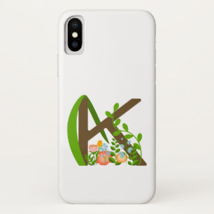 Hauptstadt K florale Monogramm Case-Mate iPhone Hülle