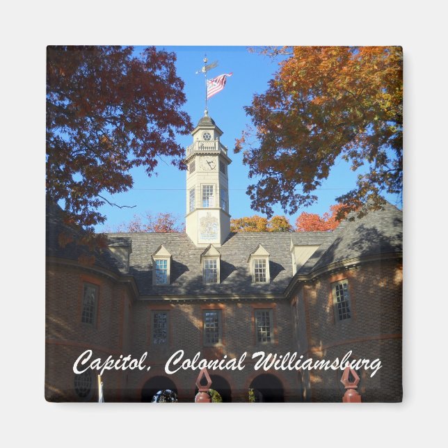 Hauptstadt, Kolonial Williamsburg Magnet (Vorne)