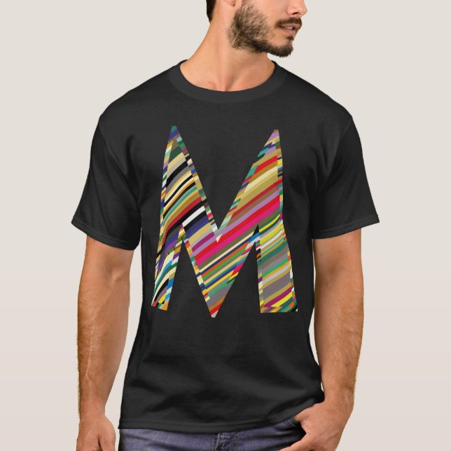 HAUPTSTADT Letter M mehrfarbig, T-Shirt (Vorderseite)