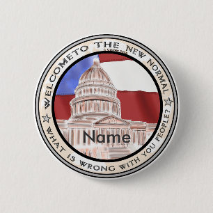 Hauptstadt Neue politische Normalität Button