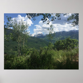Hauptstadt Peak, Colorado Poster