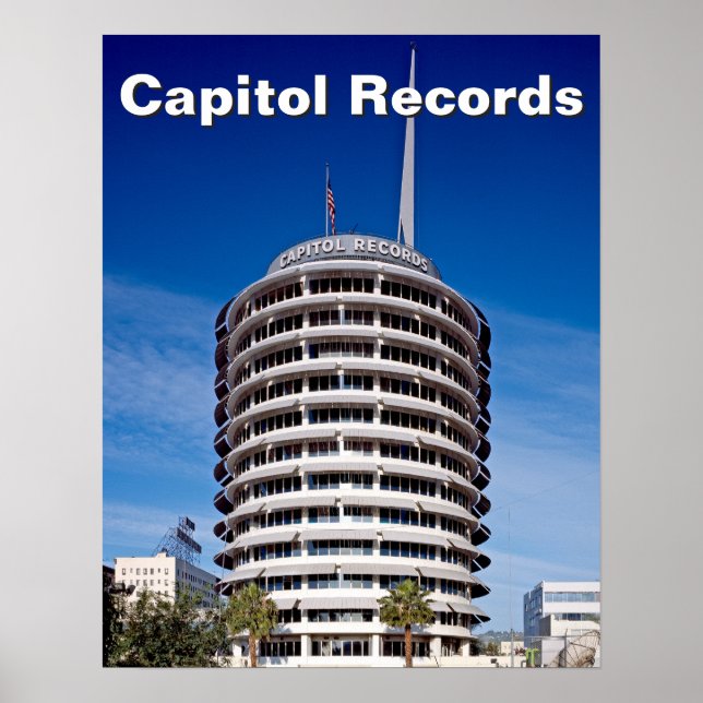 Hauptstadt Platten Hollywood Kalifornien Poster (Vorne)