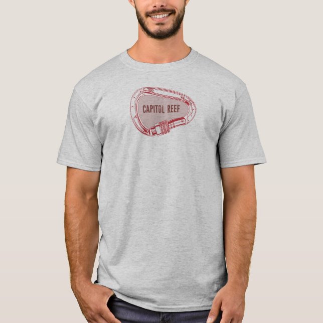 Hauptstadt Reef Klettersteig Carabiner T-Shirt (Vorderseite)