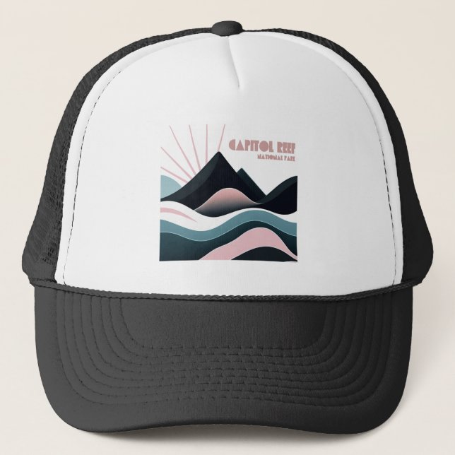 Hauptstadt Reef Nationalpark Kolored Hills Truckerkappe (Vorderseite)
