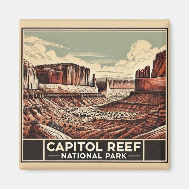 Hauptstadt Reef Nationalpark Magnet (Vorne)