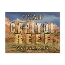 Hauptstadt Reef Nationalpark Postcard