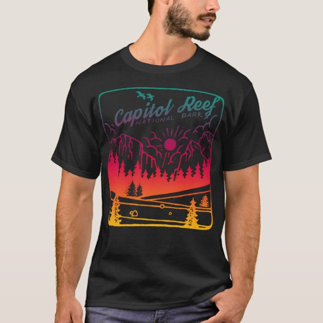 Hauptstadt Reef Nationalpark Utah Gaben ABER T-Shirt (Vorderseite)