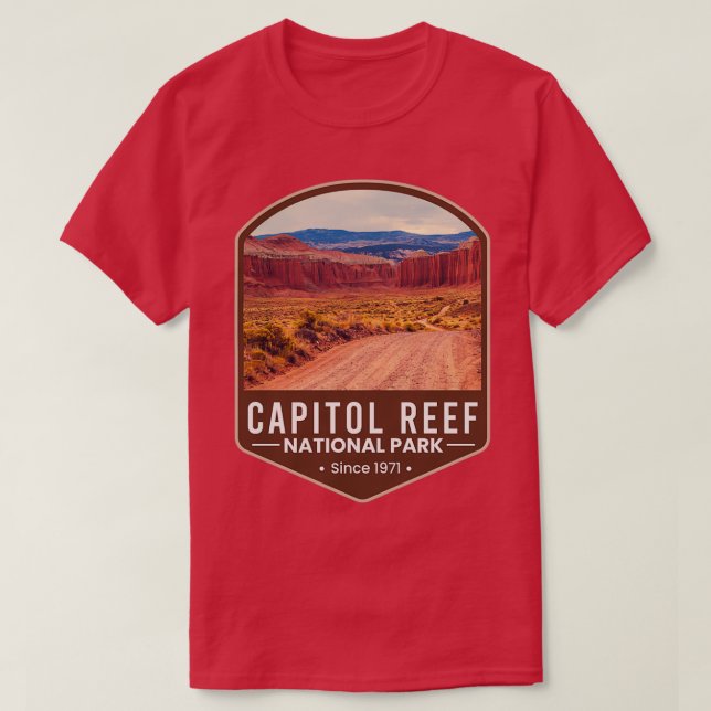 Hauptstadt Reef Nationalpark Utah T-Shirt (Design vorne)