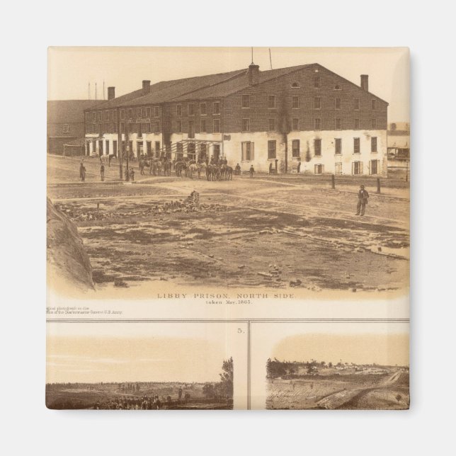 Hauptstadt, Richmond Libby-Gefängnis Magnet (Vorne)