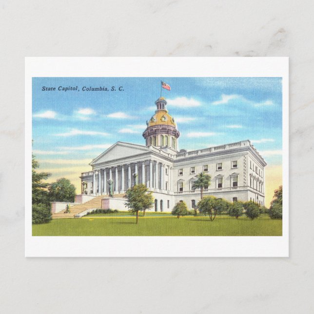 Hauptstadt Staat in Kolumbien, South Carolina, Postkarte (Vorderseite)