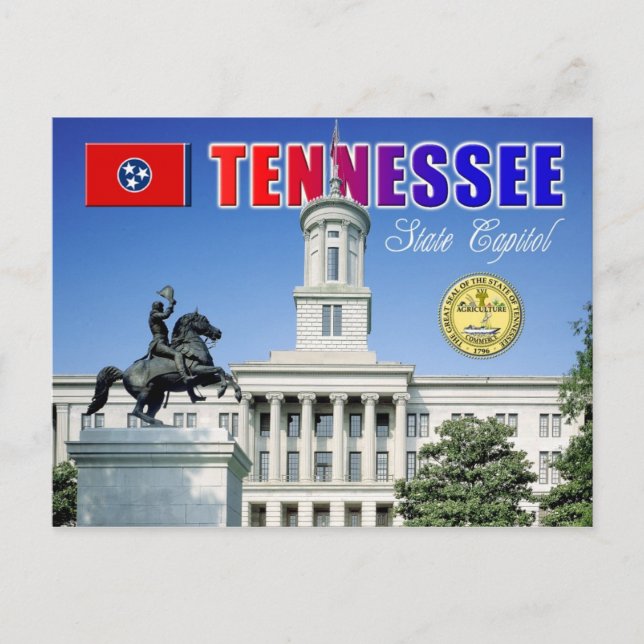 Hauptstadt Tennessee Staat in Nashville Postkarte (Vorderseite)