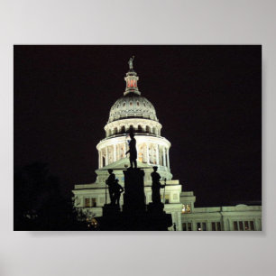 Hauptstadt Texas Poster