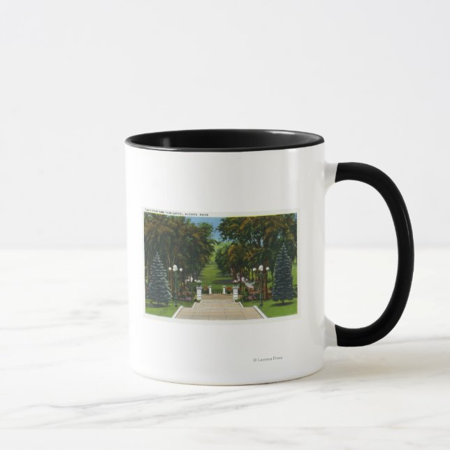 Hauptstadt Treppen Aussicht auf den Staat Park Tasse (Rechts)