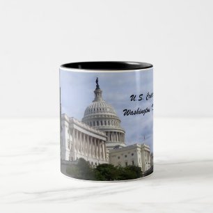 Hauptstadt, Washington, D.C. Zweifarbige Tasse