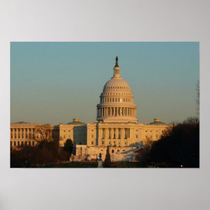 Hauptstadt zu Weihnachten - Washington DC Urlaub Poster