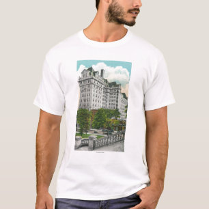 Hauptstadts-Annäherungs-Ansicht von NY Telefon Co T-Shirt