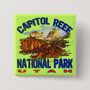 Hauptstadts-Riff-Nationalpark Utah Button