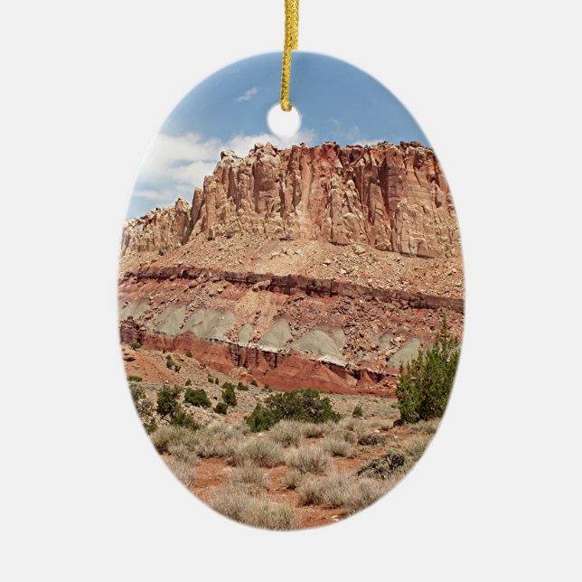Hauptstadts-Riff-Nationalpark, Utah, USA 19 Keramik Ornament (Vorne)