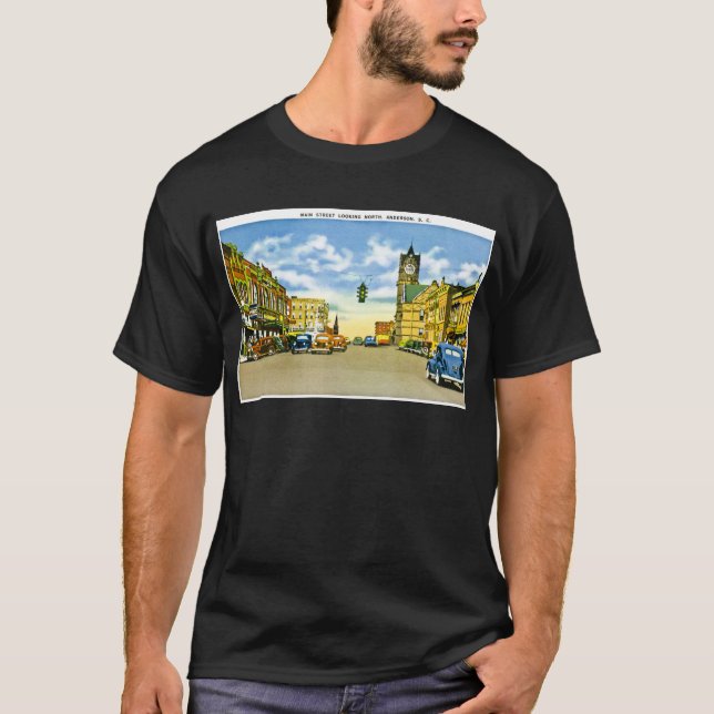 Hauptstraße, Anderson, South Carolina T-Shirt (Vorderseite)