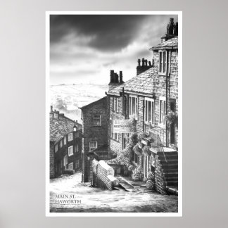 Hauptstraße, Haworth Poster