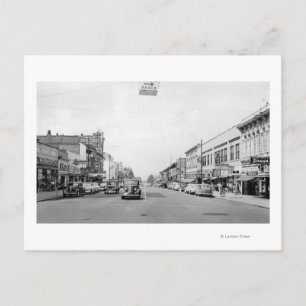 Hauptstraße in Walla Walla, WA-Foto Postkarte