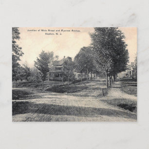 Hauptstraße, Newton, New Jersey, Vintage Postkarte