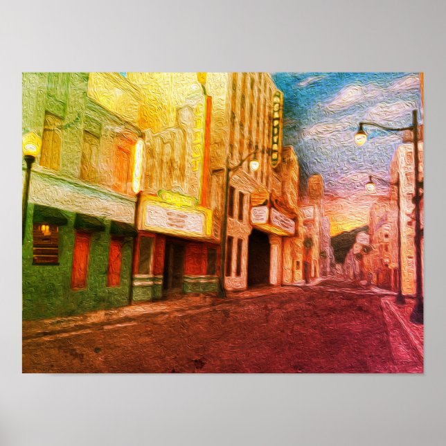 Hauptstraße Poster (Vorne)