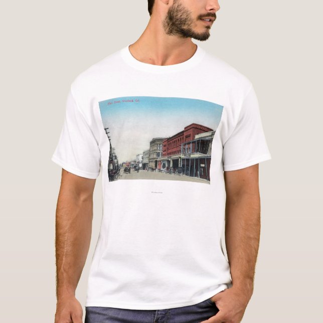 Hauptstraße SceneWoodland, CA T-Shirt (Vorderseite)