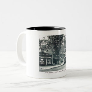 Hauptstraße, Southampton, Long Island NY Vintage Zweifarbige Tasse