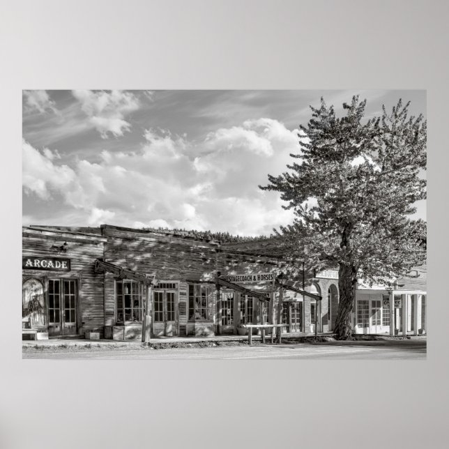 Hauptstraße - Virginia City Montana Ghost Town Poster (Vorne)