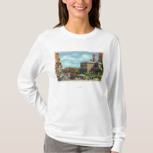 Hauptstraßen-Ansicht der Staats-Straße u. des T-Shirt
