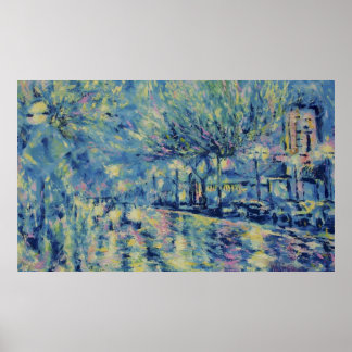 HAUPTSTREET RAINY NIGHT POSTER