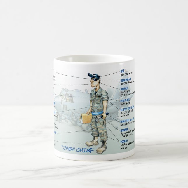 HauptTasse der Crew-C-130 des Kaffee-11Oz Kaffeetasse (Mittel)