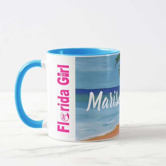 Haus an einer Tasse mit Ihrem Namen (Links)