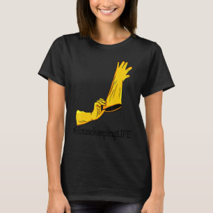 Haus Behaltend Leben Einzigartiges Frauenreinigung T-Shirt