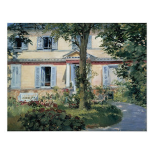 Haus bei Rueil durch Edouard Manet Fotodruck