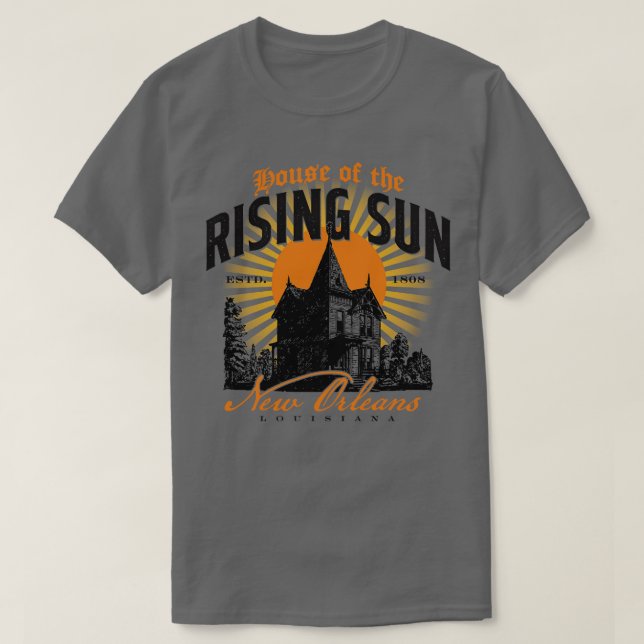 Haus der aufgehenden Sonne T-Shirt (Design vorne)