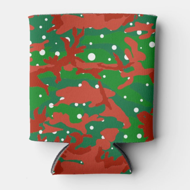 Haus der Camouflage Weihnachten Dosenkühler (Vorderseite)