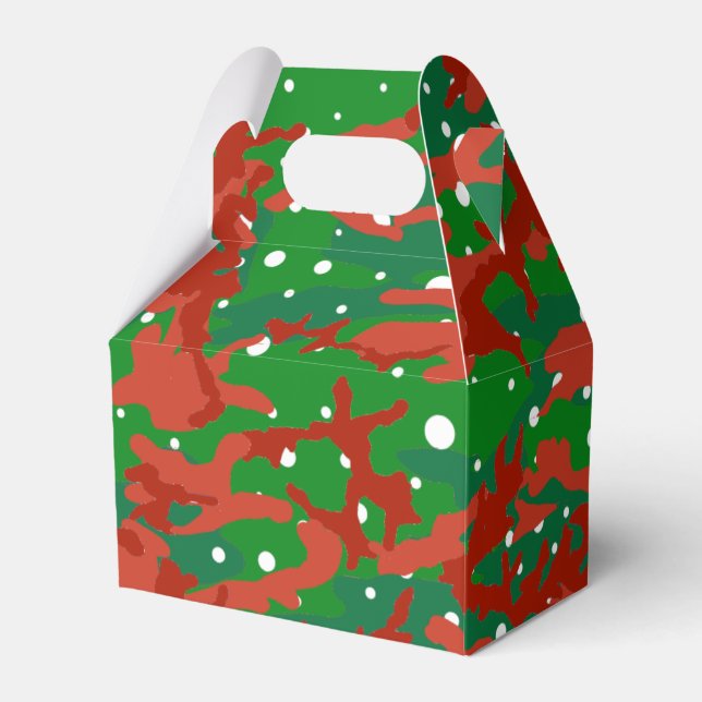 Haus der Camouflage Weihnachten Geschenkschachtel (Vorderseite)