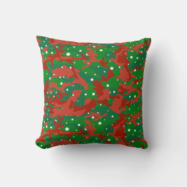 Haus der Camouflage Weihnachten Kissen (Vorderseite)