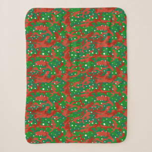 Haus der Camouflage Weihnachten Sherpadecke
