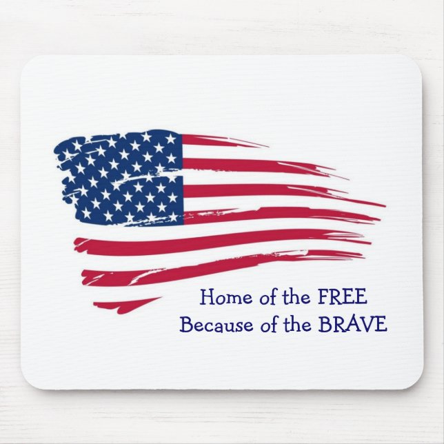 Haus der freien Wellenflagge Mousepad (Vorne)