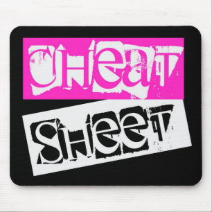 Haus der Neuheit: Zerhitzblatt in schwarzem Mousep Mousepad