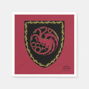 HAUS DES DRAGON Abzeichen Napkins Serviette